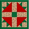 Cross and Crown Cushion or Table Centre kit from Ellie's Cottage