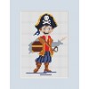 Master Pirate cross stitch kit by Mamie Designs.