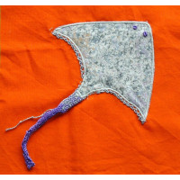 An applique pattern for a stingray