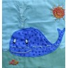 Pattern for book page -  whale
