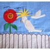 Pattern for book page - cockatoo