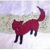 Pattern for book page - fox