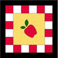 Apple Oven Pad pattern Ellie's Cottage