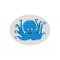 Octopus mini cross stitch kit