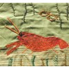 Pattern for book page -  lobster
